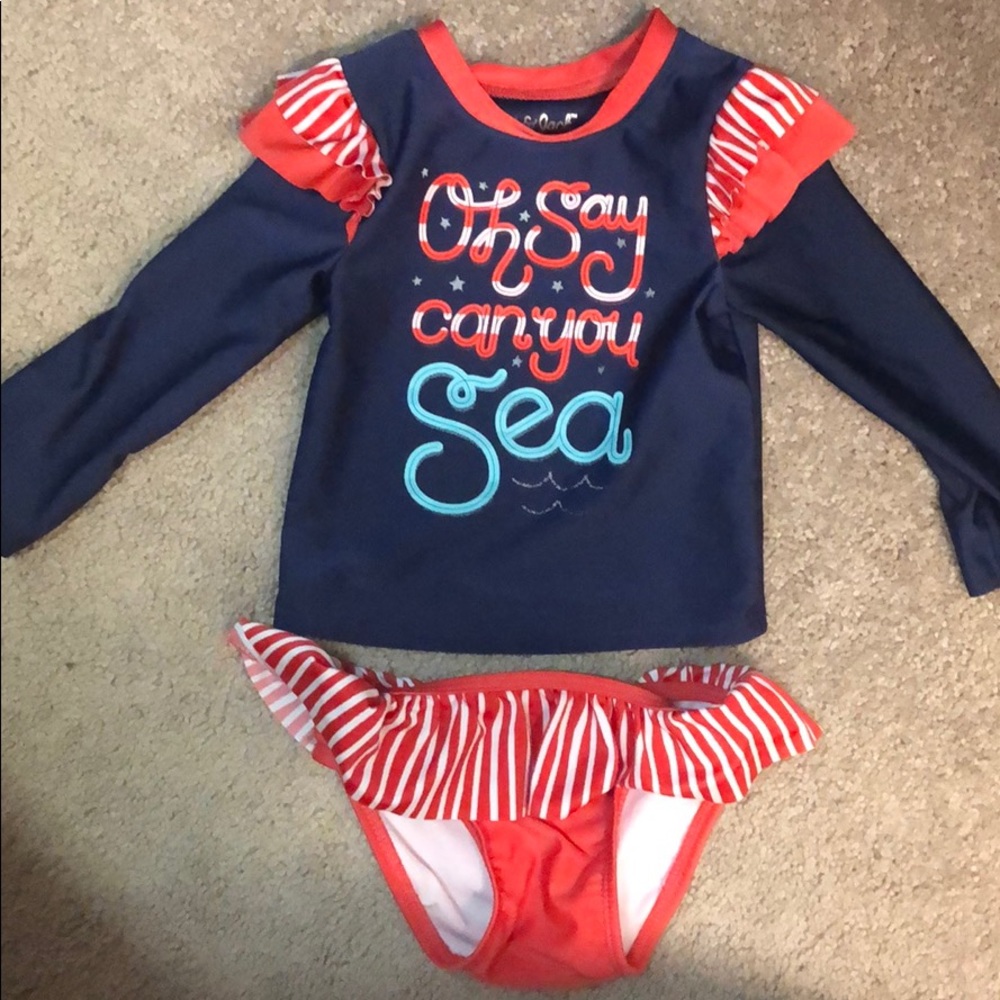 Baby Swim Rash Guard Set